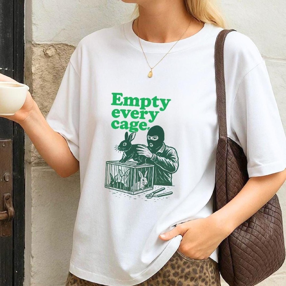 Empty Every Cage Vegan T-Shirt